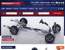 Tablet Screenshot of driveshaftstore.com